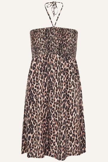 Leopard shop bandeau dress