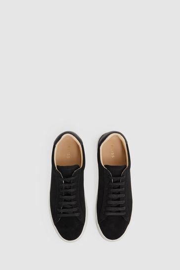 Black suede trainers mens clearance