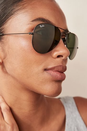 Oversized aviator sunglasses discount
