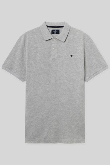 Hackett London Men Grey Polo Shirt