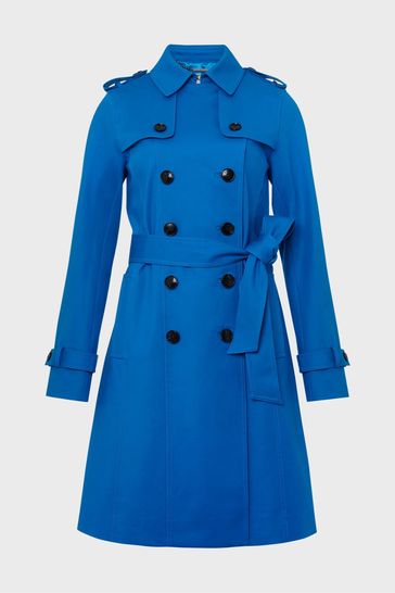 Hobbs saskia trench coat frost deals blue