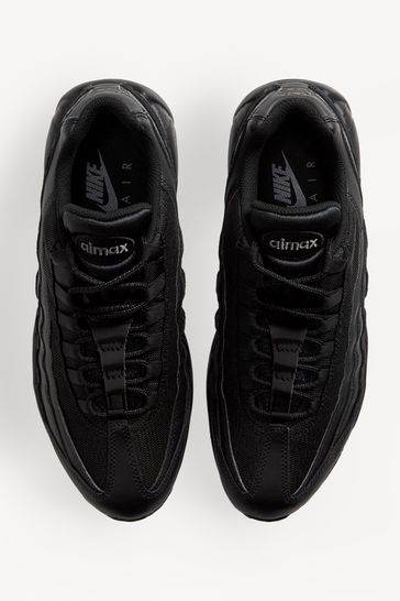 Next black nike trainers cheap