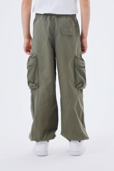 Buy Name It Green Boys Parachute Cargo Trousers from Next Canada