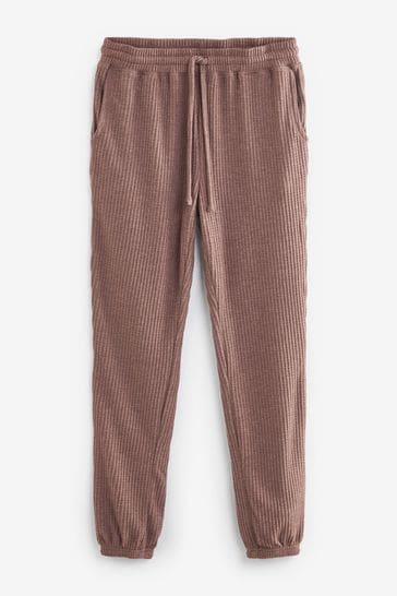 Mocha Soft Waffle Long Sleeve Pyjamas