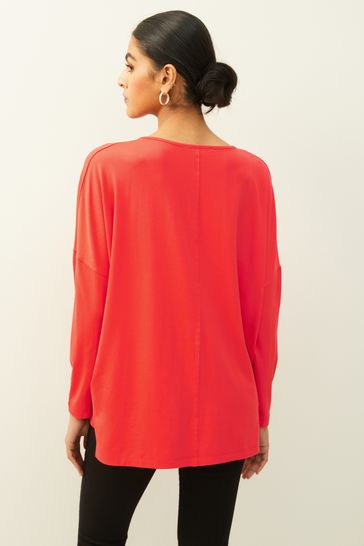 Red tunic shirt clearance