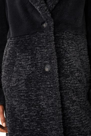 Jigsaw demi faux new arrivals fur coat