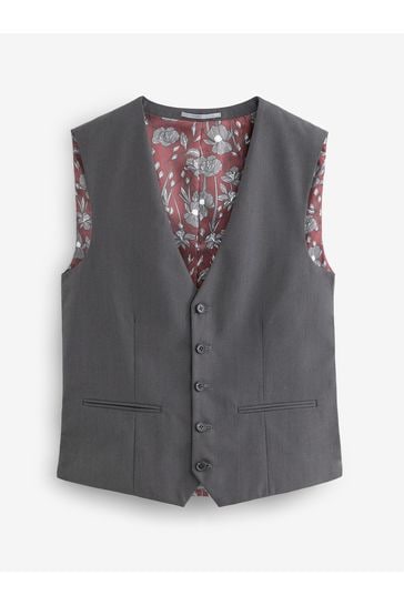 Buy Charcoal Grey Waistcoat from Next Singapore