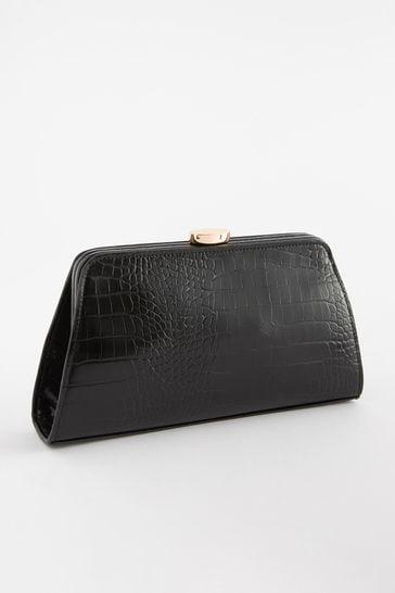 Croc effect top bag