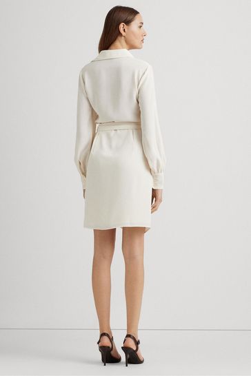 Ralph lauren cream dress discount