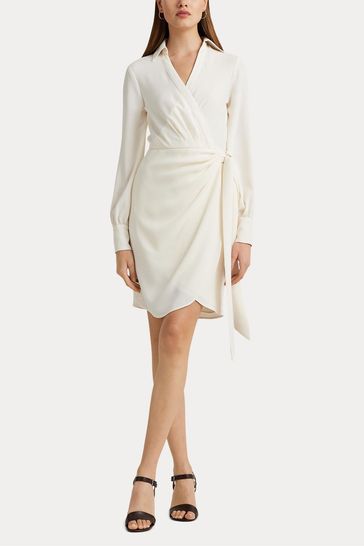 Ralph lauren cheap cream dress