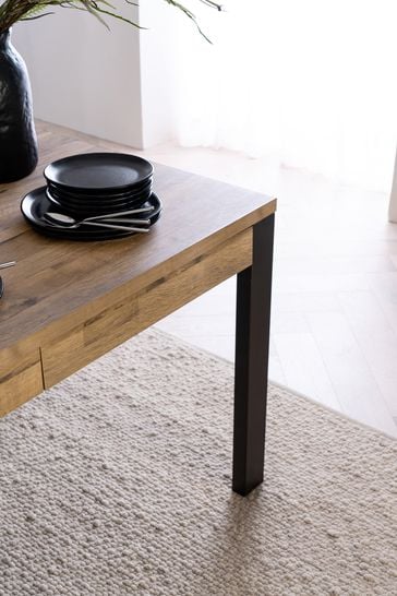 Bronx 6 seater shop storage dining table