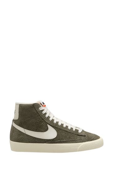 Nike Olive Green Blazer Mid 77 Vintage Trainers