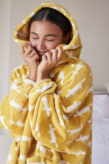 Buy Ochre Yellow Scion at Next Mr Fox Oversized Blanket Hoodie from Next  Iceland