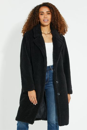 Black borg hot sale coat