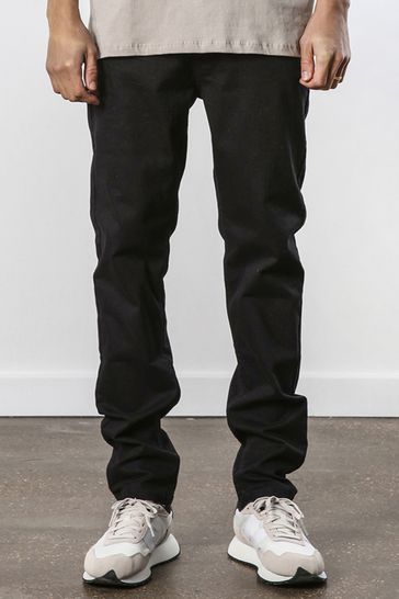 Religion Black Tapered Towards The Ankle Slim Fit Jeans