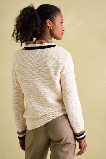 Knitted cricket jumper deals