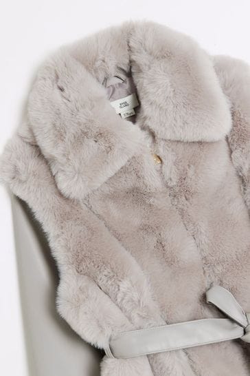 River island girls best sale fur coat