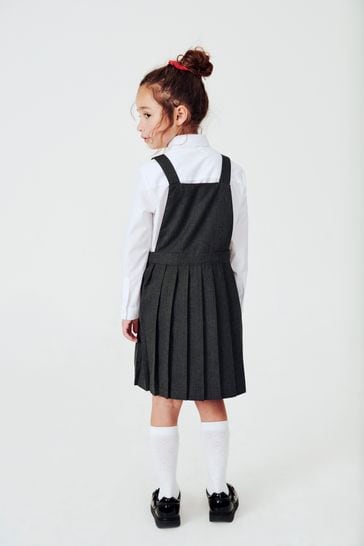 Grey tabard outlet pinafore