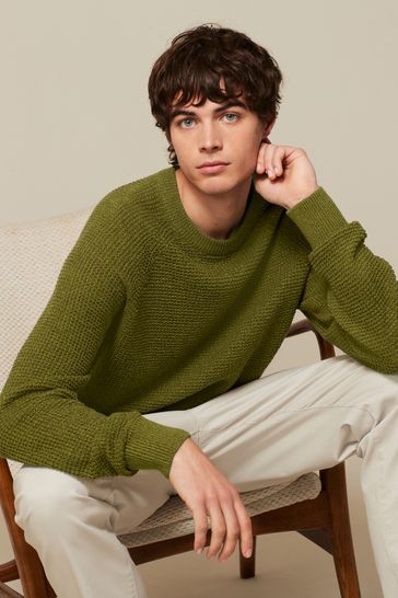 Green store knitted jumper