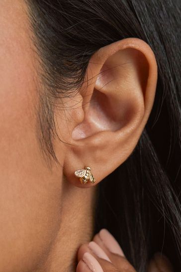 Buy Estella Bartlett Gold Tone Bee Happy Stud Earrings from Next