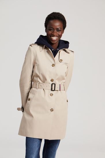 tommy hilfiger double breasted trench coat