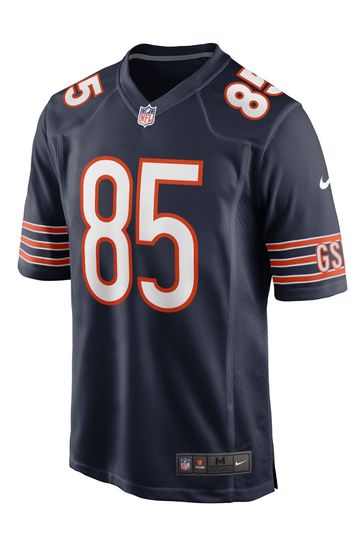 Buy Nike Blue Chicago Bears Home Game Jersey Cole Kmet from Next