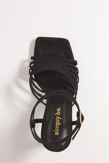Wide fit clearance caged heels