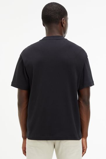 Calvin klein plain outlet black t shirt