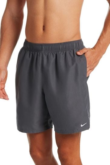 Nike Grey 7 Inch Essential Volley Swim Shorts