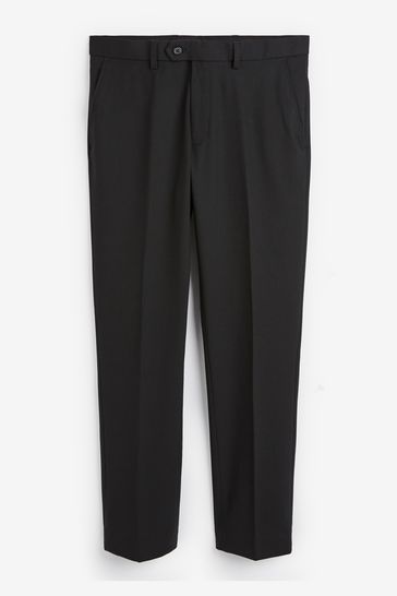 Machine Washable Plain Front Trousers 