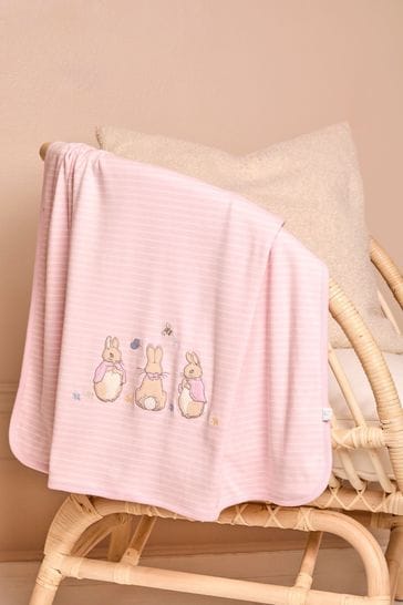 Buy JoJo Maman Bébé Flopsy Bunny Print Reversible Jersey Shawl