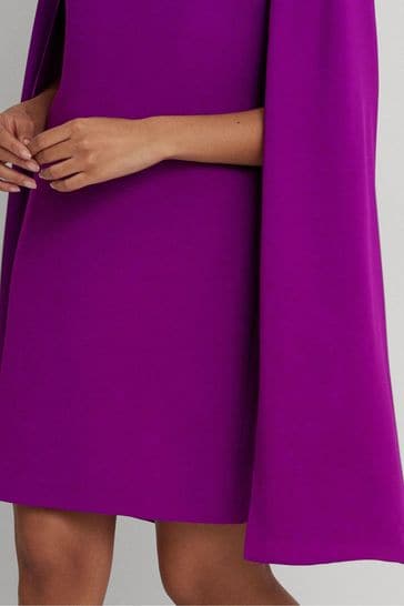 Buy Lauren Ralph Lauren Purple Cape Georgette Cocktail Dress from Next  Luxembourg