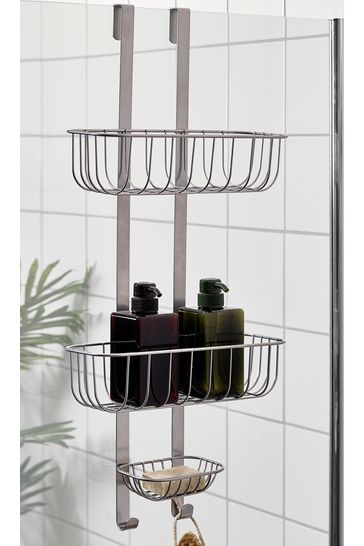 Chrome store shower caddy
