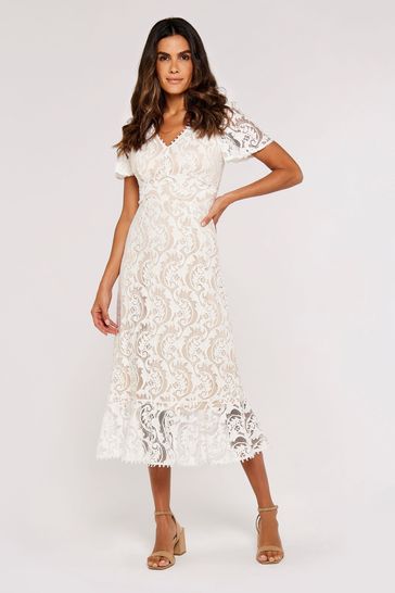 Warehouse corded lace dress 2025