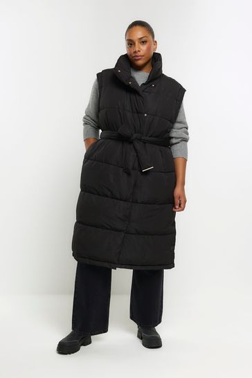 River island sale black gilet