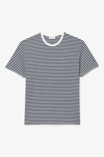 Lacoste pinstripe t shirt discount