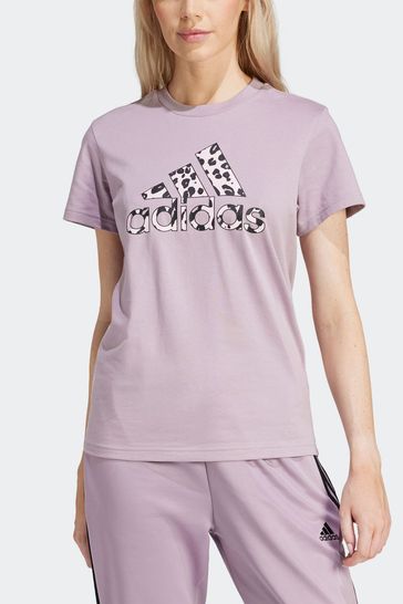 Adidas animal print t shirt discount