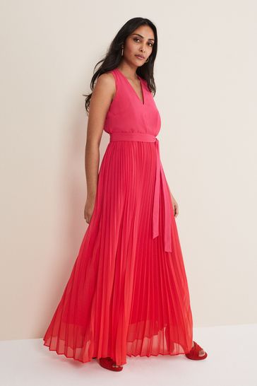 Phase Eight Petite Red Piper Maxi Dress
