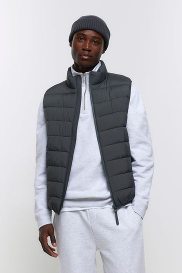 River island sleeveless jacket top