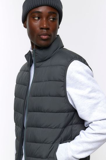 River island gilets store