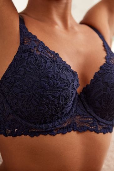 Buy Multi Winter Bloom Embroidered Lightly Padded Balcony Bra from Next USA