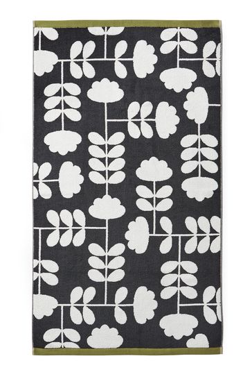 Orla kiely sales grey towels