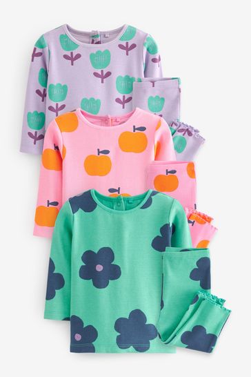 Multi 6 Piece Baby T Shirts and Leggings Set