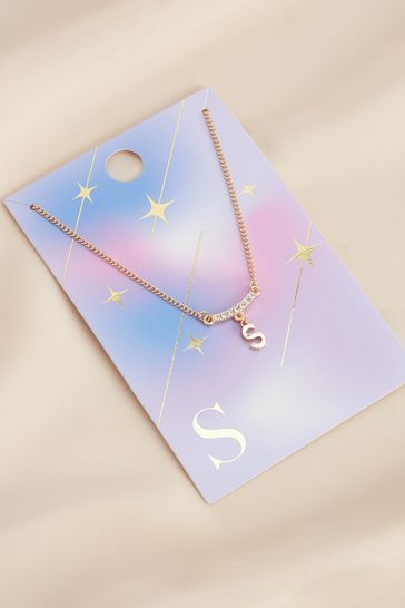 Next letter necklace online