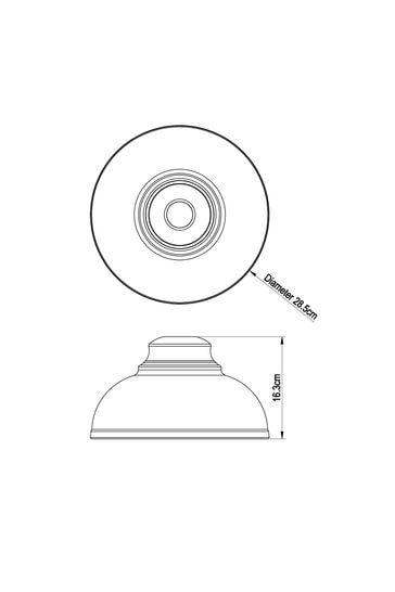 Buy Grey Dixon Easy Fit Pendant Lamp Shade from Next United Arab