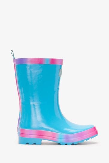 Buy Hatley Shiny Wellies Matching Socks from Next Luxembourg
