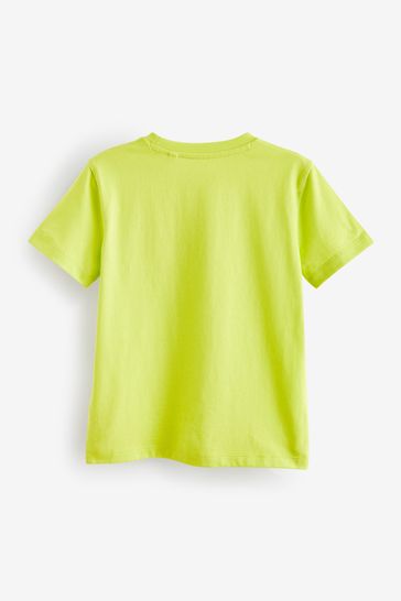 Lime green hotsell graphic shirt