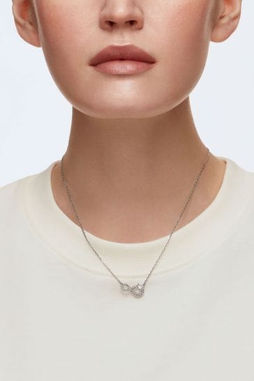 Swarovski crystal sales infinity necklace