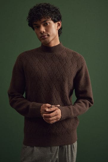 High crew neck jumper discount