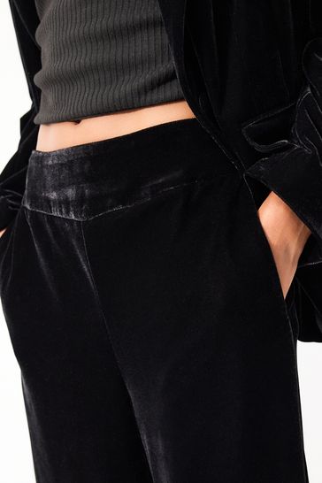 Ladies velvet outlet trousers